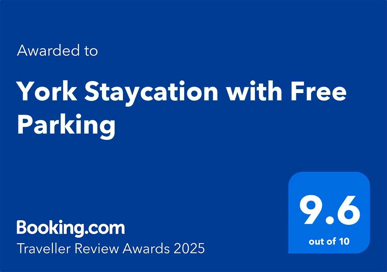 York Staycation With Free Parking Lägenhet
